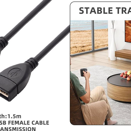 usb female/usb female cable