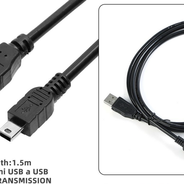 cable mini usb a usb 1.5m